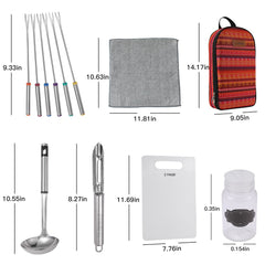 CONJGI camping utensils fork-spoon closeup demonstrates versatile dining tools in nature