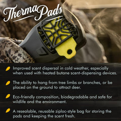 Conquest Scents EverCalm ThermaPad biodegradable materials, eco-friendly option
