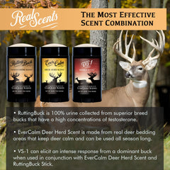 Conquest Scents RuttingBuck stick on brush to attract bucks during rut.