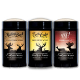 Conquest Scents VS-1 stick applied to a tree creates a natural estrus scent trail.