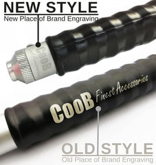 CooB aluminium injector 45ml piston detail shows durable construction