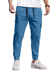 COOFANDY men's casual joggers with cotton drawstring front for adjustable comfort