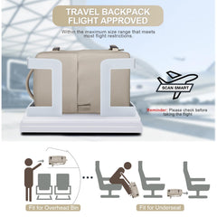 Coofay backpack USB port for convenient on-the-go charging.