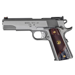 Cool Hand 1911 grips with checker diamond texture enhance traction and aggressive feel.