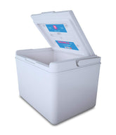 COOLERSbyU paintable cooler front view, customizable surface, 26.4qt capacity