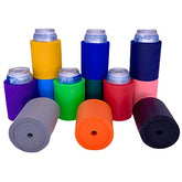 Coolie Junction blank thick foam can cooler in color variation 1 keeps drinks cold longer
