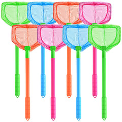 Coopay 8-piece butterfly catching nets in rose red color