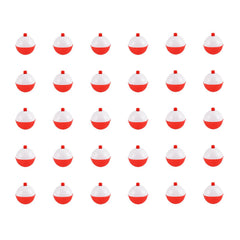 Coopay fishing bobbers set in red and white, silicone snap-on floats