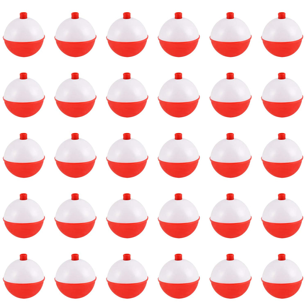 Coopay 1.5 inch fishing bobber red white