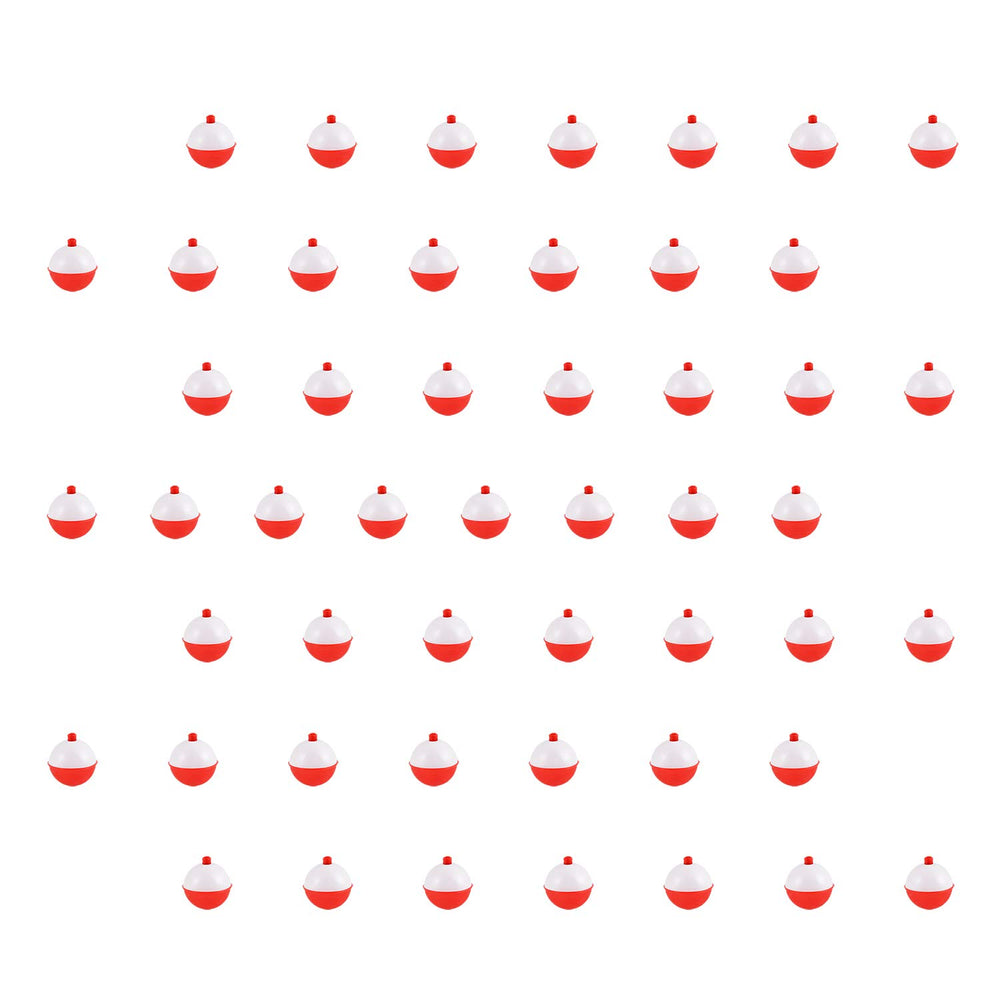 Coopay fishing bobbers 0.5 inch red and white