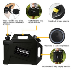 COOZMENT water container lid seal highlighting BPA-free design for safe-tasting water.