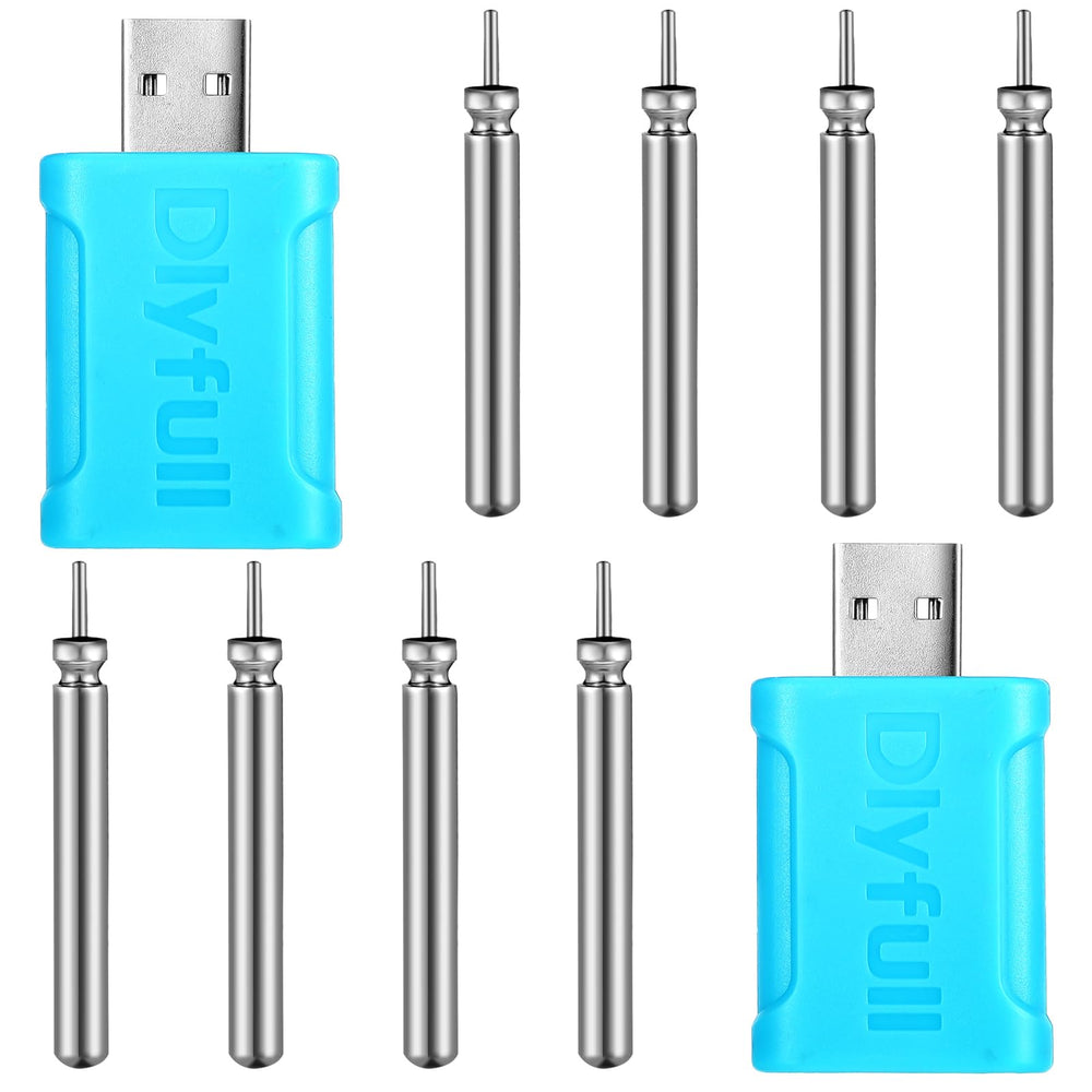 Copkim 8 rechargeable fishing float batteries and 2 chargers
