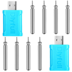 Copkim 8 rechargeable fishing float batteries and 2 chargers