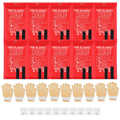 Copkim emergency fire blanket 10-pack ready for quick access during small kitchen fires