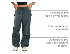 CopyLeaf cargo pants fabric close-up showing abrasion-resistant texture