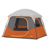 CORE 4 Person Cabin Tent front view showing spacious interior for family camping