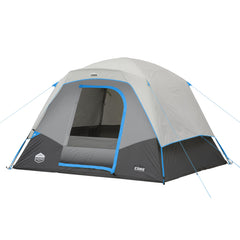 CORE six-person lighted dome tent exterior ready for family camping