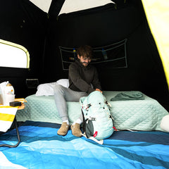 CORE Blackout 6P rainfly and sealed seams – reliable weather protection.