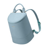 Corkcicle EOLA cooler backpack front view in seafoam keeps drinks cold on the go.