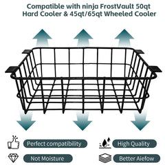 CORRBPEN Cooler Basket steel-frame construction handles heavy loads