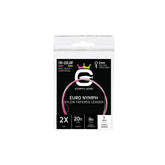 Cortland Euro Nymph Tapered Leader 1PK, 4 Color, 2X with 2mm tippet ring