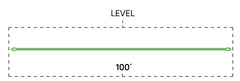 Cortland fly line close-up showing level line and 0.031 inch diameter