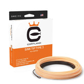 Cortland Sink Tip Type 3 Fly Line 90ft Brown/Peach WF4S/F – front view
