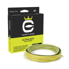 Cortland Ultralight Trout Series Fly Line WF4F - front view