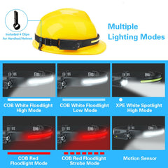 COSOOS Original 2 headlamp spot-light mode targets distant areas for clarity.