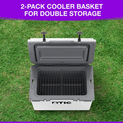 COSPARX elevates food above ice for dry, accessible snacks during outings.