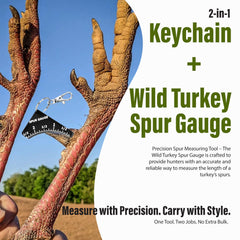 Costume Wizard spur gauge with built-in scales, clear numbers for accurate readings.