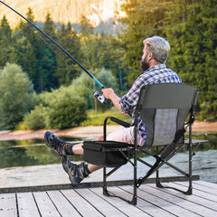 COSTWAY storage bag keeps essentials within reach while seated.
