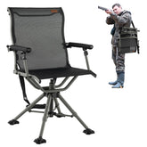Costway folding hunting chair with 360 swivel for silent field scanning