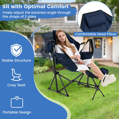 COSTWAY side cup holder for convenient drinks at camp