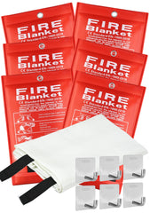 COTOM emergency fire blanket 40x40 with pull-tab for quick kitchen fire response.