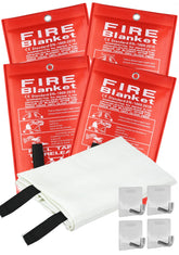 COTOM emergency fire blanket 40x40 wall-mount ready for quick kitchen response.