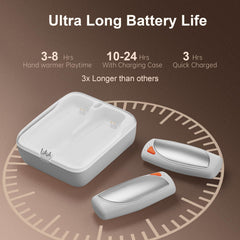 COTOP AI charging case open reveals integrated 10000mAh power for longer warmth.