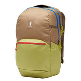 Cotopaxi Chiquillo 30L front view in Everyday Desert / Lemongrass, showcasing daily carry potential.