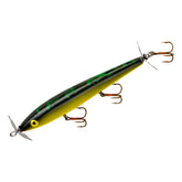 Cotton Cordell Boy Howdy topwater lure in action, attracting bass at dawn.