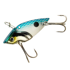 Cotton Cordell Gay Blade chrome blue with flat head delivers tight wiggle for bass.