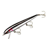 Cotton Cordell Red-Fin crankbait delivers topwater wake for bass.