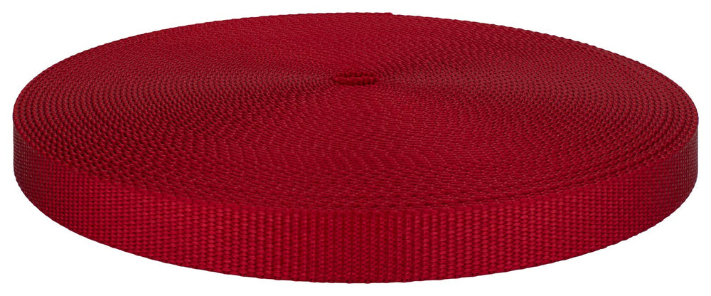 Country Brook Design 5/8 red nylon webbing for durable straps and slings