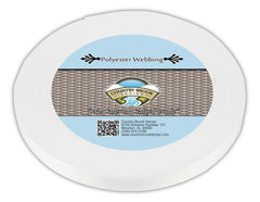 Country Brook Design printed heat-set lanyard webbing for vibrant sublimation on durable accessories.