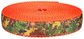 Country Brook Design Southern Forest Camo on neon orange nylon webbing—durable 3/4 inch, great for gear projects.