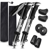 Covacure trekking poles tri-fold design for compact storage and quick setup.