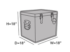 Covermates Classic ice chest cover uses 12-gauge vinyl to shield from sun and rain.