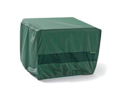 Covermates Classic ice chest cover with elastic hem ensures a secure wind-resistant fit.