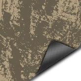 Covertech HD Window Camo front view in tan bark preserves visibility while concealing movement.