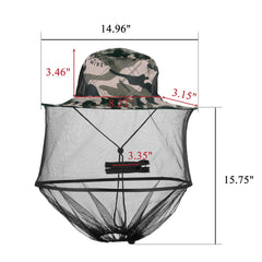 Removable mesh netting feature of CozyCabin hat