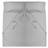 Cozysilk GANNAFEE sleeping bag liner with left-side zipper for easy hotel bed entry